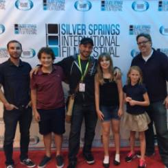 Thomas Dunn, Evan Huit, Fred Zara, Mackenzie Zara, Karma Clark and Dan Gorgone at the Silver Springs International Film Festival